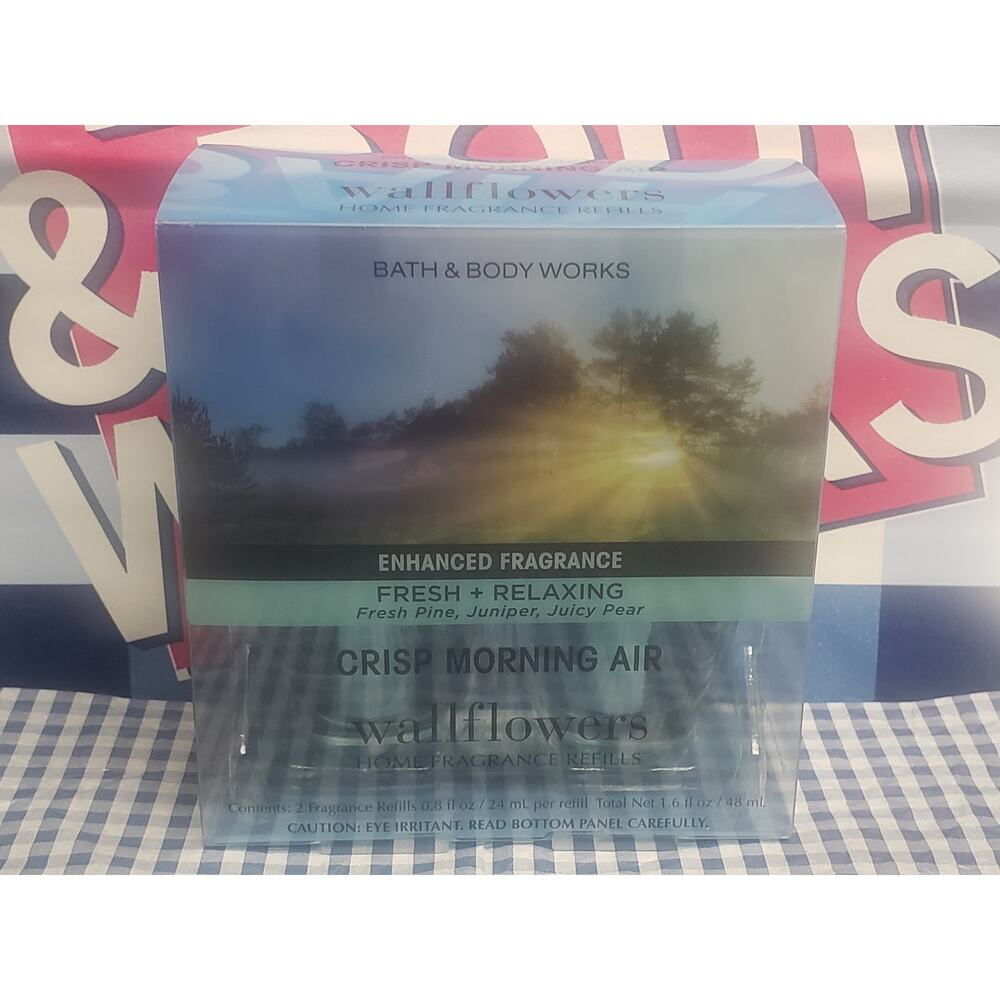 BBW Crisp Morning Air Fresh & Relaxing Wallflower Fragrance Refills